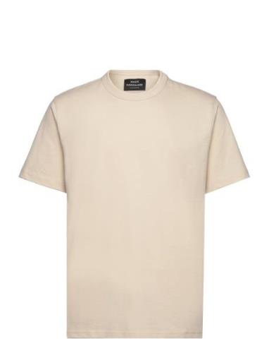 Combed Jersey Thorbjørn B Tee Mads Nørgaard Beige