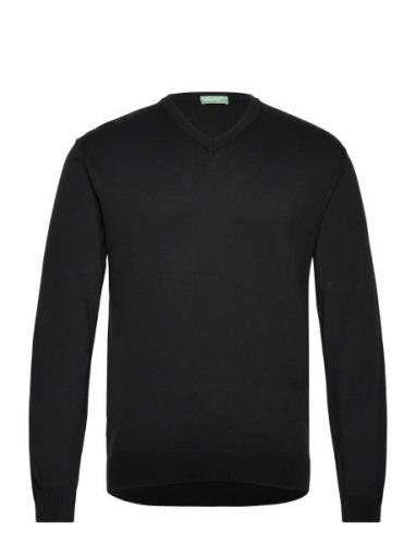 V Neck Sweater L/S United Colors Of Benetton Black