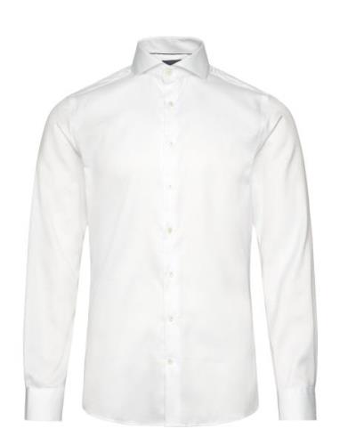 1927:Twill Weave Shirt Wf L/S Lindbergh Black White