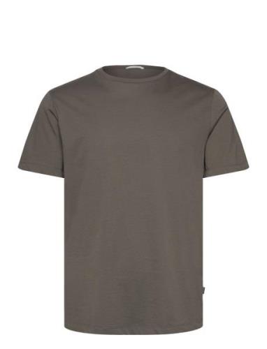 Mercerized Cotton Tee S/S Lindbergh Black Brown