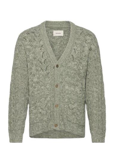 Manila Bloom Cable Cardigan HOLZWEILER Khaki