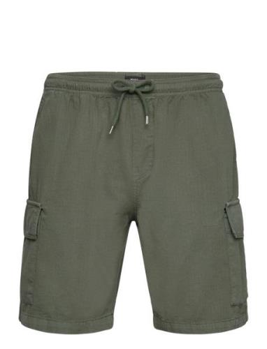 Cotton Ripstop Cargo Shorts Mads Nørgaard Green