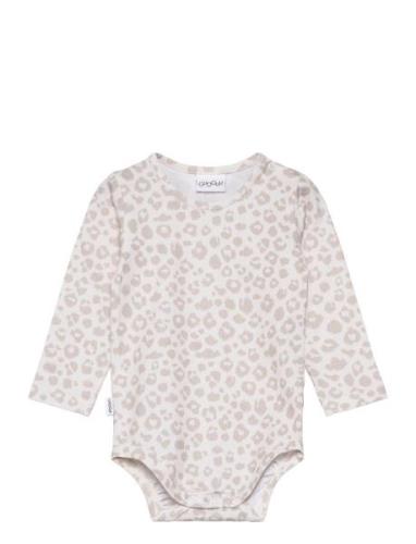 Baby Print Bodysuit Gugguu Grey