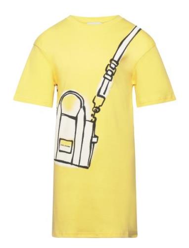 Short Sleeved Dress Little Marc Jacobs Yellow