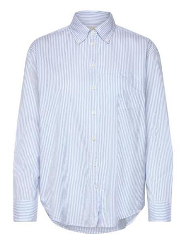 Rel Luxury Oxford Striped Bd Shirt GANT Blue