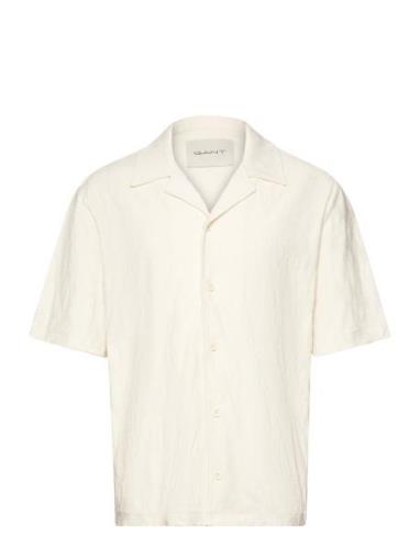 Terry Jacquard Shirt GANT Cream