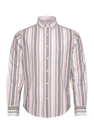 Reg Stripe Archive Oxford Shirt GANT White