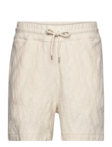 Terry Jacquard Shorts GANT Cream