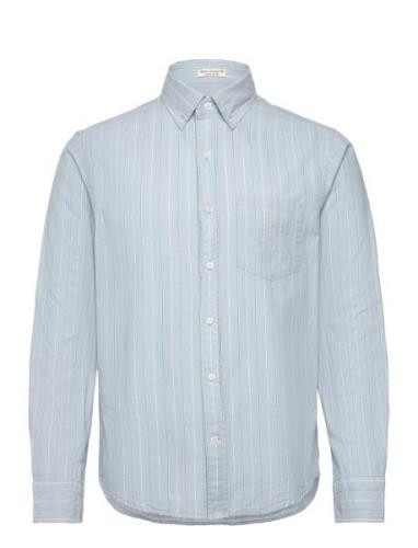 Reg Archive Oxford Stripe Shirt GANT Blue