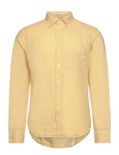 Reg Gmnt Dyed Linen Shirt GANT Yellow