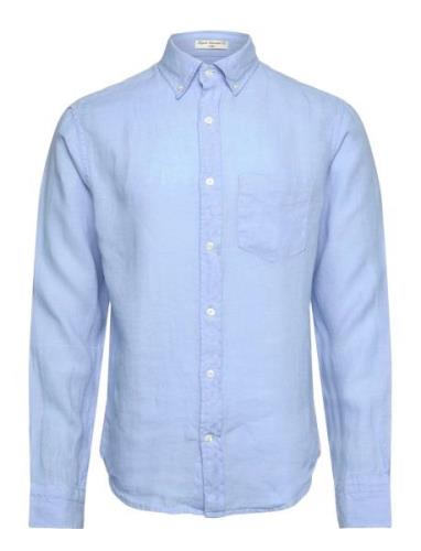 Reg Gmnt Dyed Linen Shirt GANT Blue