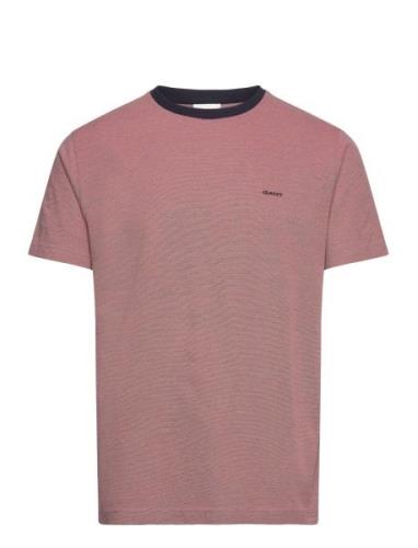 4-Col Oxford Regular Ss T-Shirt GANT Pink