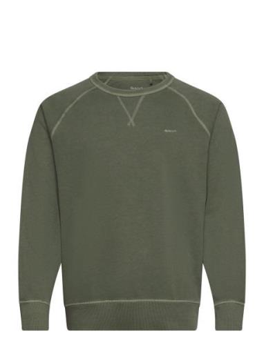 Sunfaded C-Neck Sweat GANT Green