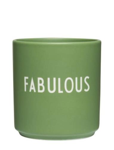 Favourite Cups Design Letters Green