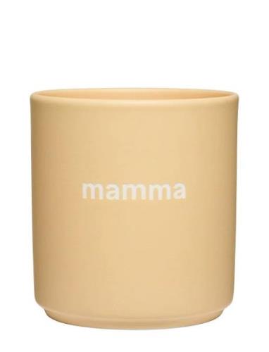 Favourite Cup Design Letters Yellow