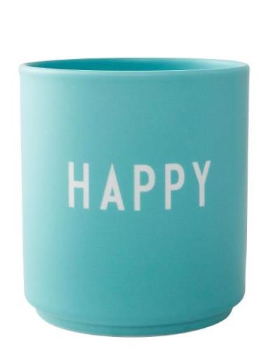 Favourite Cups Design Letters Blue