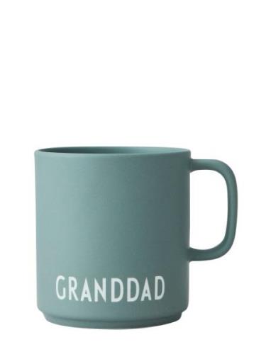 Favourite Cup With Handle Design Letters Green