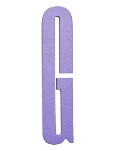 Purple Wooden Letters Design Letters Purple