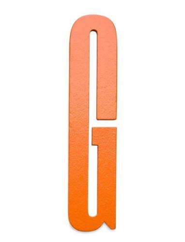 Orange Wooden Letters Design Letters Orange