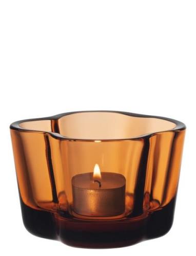 Aalto Tealight Candleholder 60Mm Iittala Orange