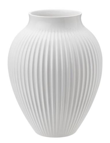 Knabstrup Vase, Riller Knabstrup Keramik White