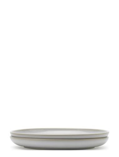 Tavola Plate, 2 Pcs. Knabstrup Keramik White