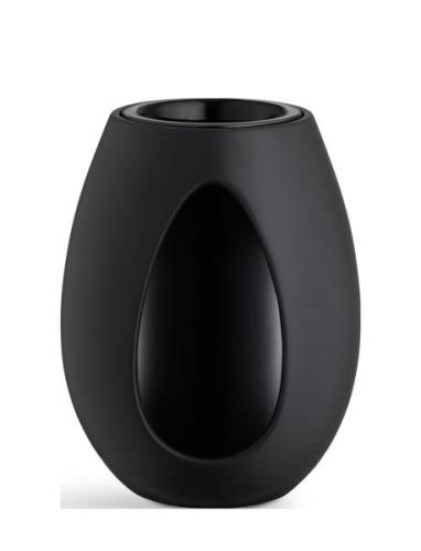 Kokong Vase Med Cylinder H22 Brun Kähler Black