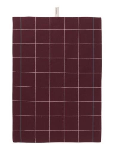 Rosendahl Textiles Gamma Viskestykke 50X70 Cm Bordeaux Rosendahl Red