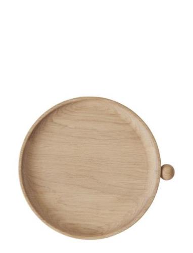 Inka Wood Tray Round - Small OYOY Living Design Beige