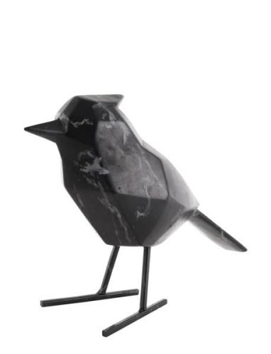 Statue Bird Marble Print Present Time Black