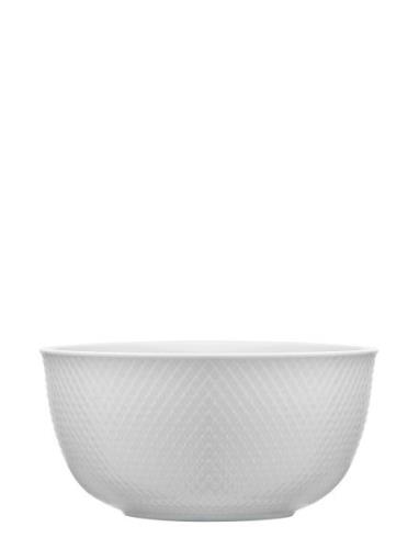 Rhombe Serveringsskål Ø17.5 Cm Hvid Lyngby Porcelæn White