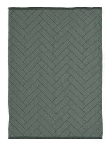 Viskestykke 50X70 Tiles Dusty Pine Södahl Green