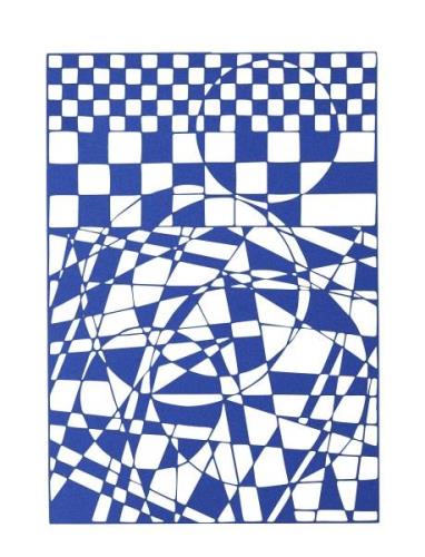 Papercut, A4, Geometric, Rectangle Studio About Blue
