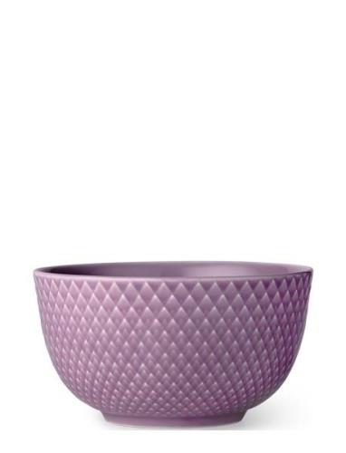 Rhombe Color Skål Ø11 Cm Lilla Lyngby Porcelæn Purple