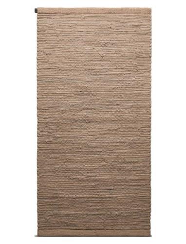 Cotton RUG SOLID Brown