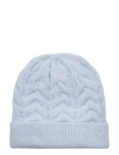 Koganna Cable Knit Beanie Cp Acc Kids Only Blue