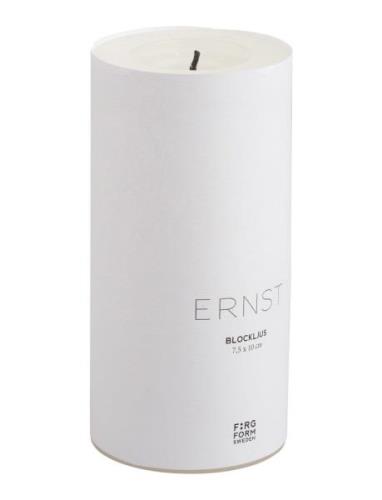 Pillar Candle ERNST White