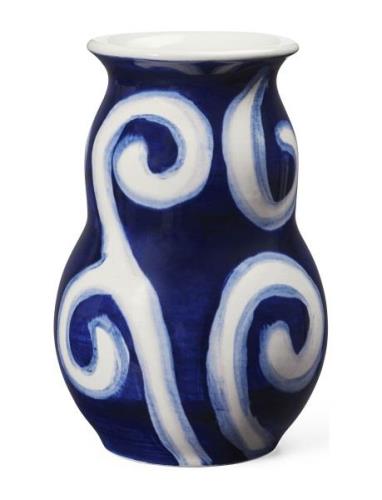 Tulle Vase H13 Cm Blå Kähler Blue