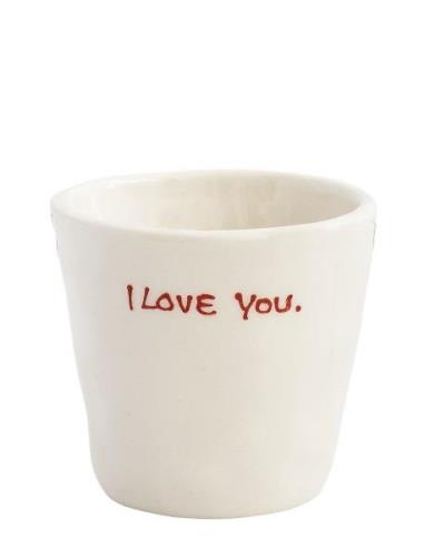 Espresso Cup I Love You Anna + Nina Cream