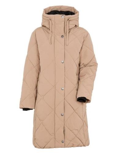 Torun Wns Parka 2 Didriksons Beige