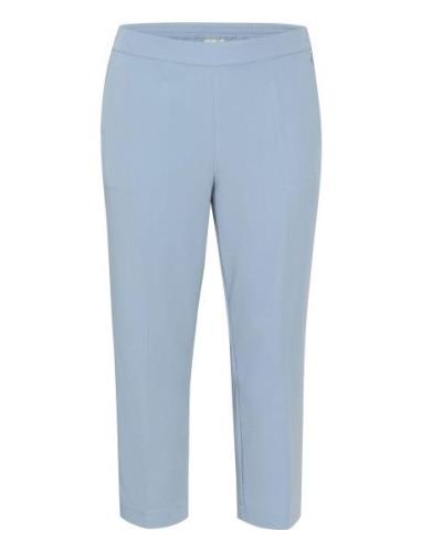 Kcsakira Cropped Pants Kaffe Curve Blue