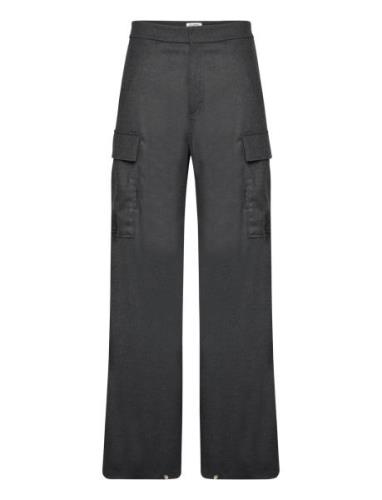 Flannel Cargo Trousers Filippa K Grey