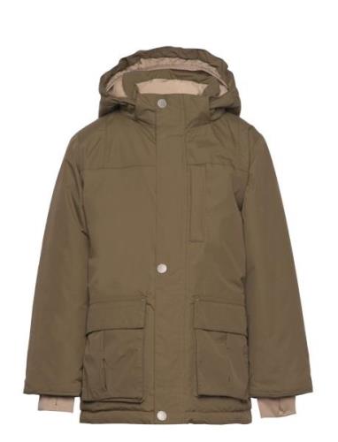 Kastorio Fleece Lined Winter Jacket. Grs Mini A Ture Green