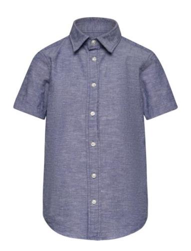 Jjelinen Blend Shirt Ss Sn Jnr Jack & J S Blue