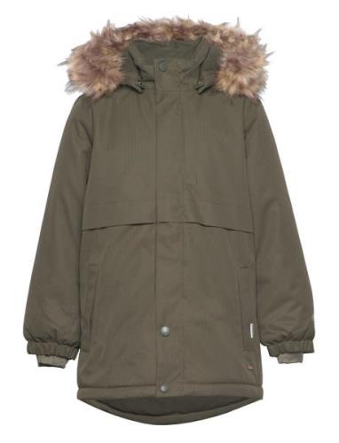 Snow Jacket Aop Minymo Khaki