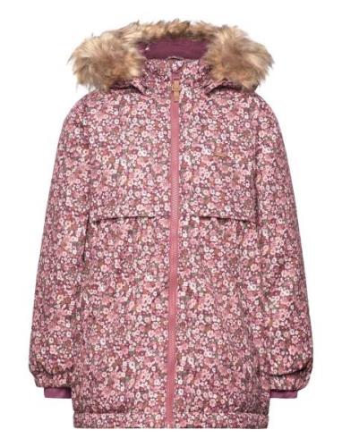 Snow Jacket Aop Minymo Pink