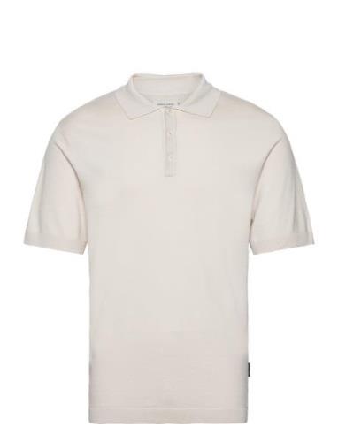 Cfkarl Ss Polo Knit Casual Friday Cream