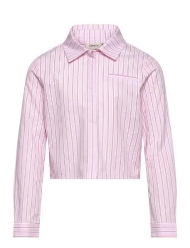 Kogholly Michelle Stripe Short Shirt Wvn Kids Only Pink