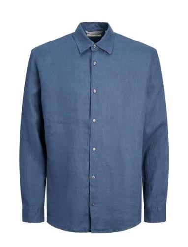 Jprcclawrence Linen Shirt L/S Sn Jack & J S Blue