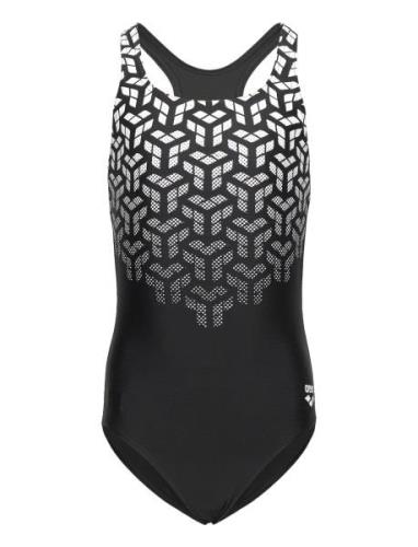 Girl's Arena Kikko V Swimsuit Swim Pro Back Navy-F Arena Black